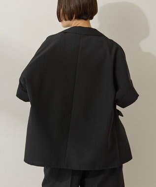 AMERICAN HOLIC テーラード半袖ジャケット Beige