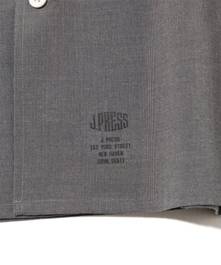 J.PRESS MEN 【J.PRESS ORIGINALS】【UNISEX】Toropical Open Half Sleeve Shirt / Baggy-Fit グレー系