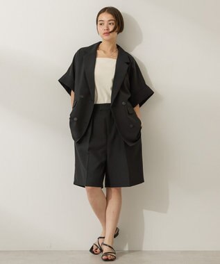 AMERICAN HOLIC テーラード半袖ジャケット Beige