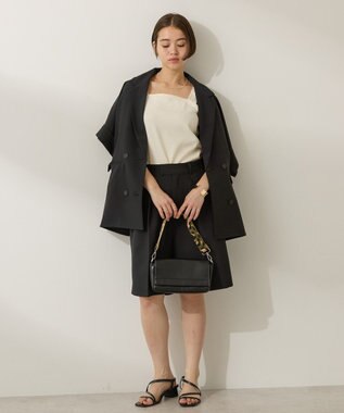 AMERICAN HOLIC テーラード半袖ジャケット Beige