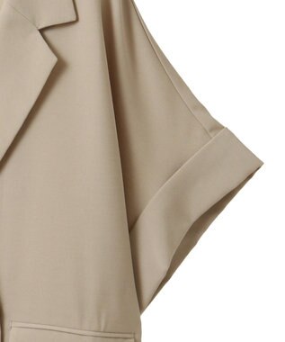 AMERICAN HOLIC テーラード半袖ジャケット Beige