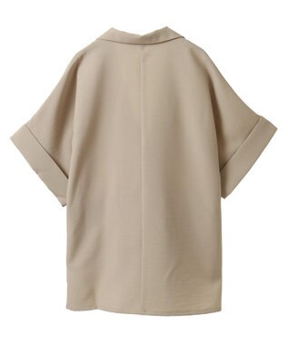 AMERICAN HOLIC テーラード半袖ジャケット Beige