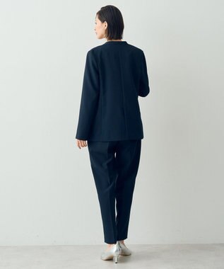 YECCA VECCA ストレッチピンタックパンツ Navy