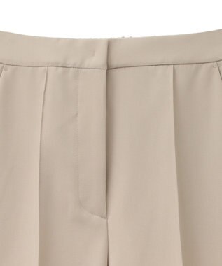 YECCA VECCA ストレッチピンタックパンツ Light Beige
