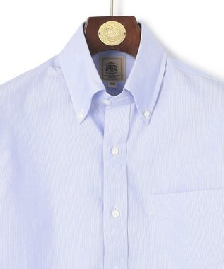 J.PRESS MEN 【Single Needle Tailoring / 形態安定】マイクロストライプ シャツ / B.D. ネイビー系1
