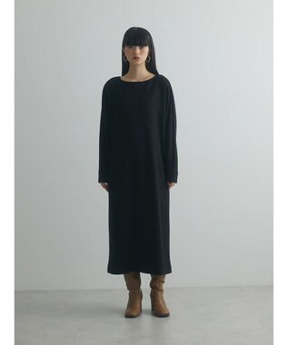 Green Parks armonia．ダンボール配色ワンピース Black