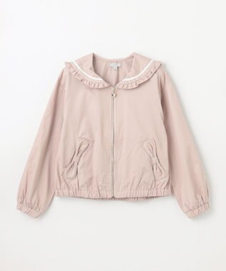 ANY KIDS セーラーカラーブルゾン ピンクベージュ