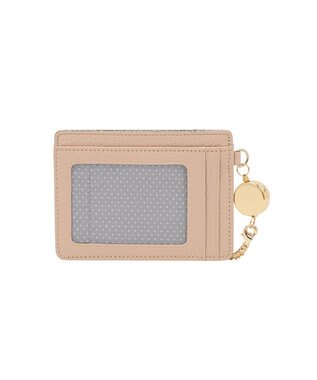 LANVIN en Bleu メラニー リール付きパスケース ピンクベージュ