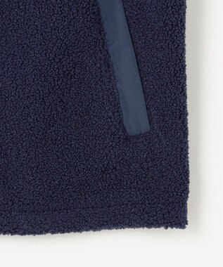 23区GOLF 【MEN】ボアフリース ベスト ネイビー系