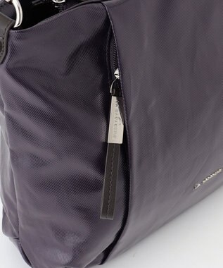 LA BAGAGERIE コーティングキャンバス 2WAYショルダーバッグ パープル