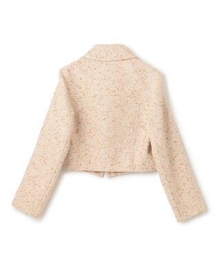 JOSEPH ツイード　ブルゾンジャケット Ivory/Clay