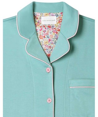 une nana cool 【綿100％】シルケットスムースパジャマ　MADE WITH LIBERTY FABRIC TU