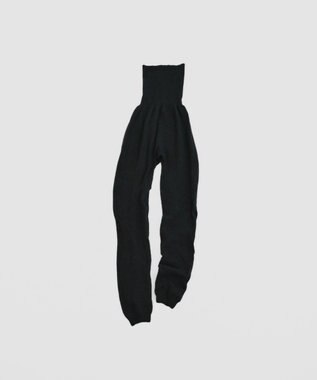 AND WOOL あったかレギンス チャコールグレー