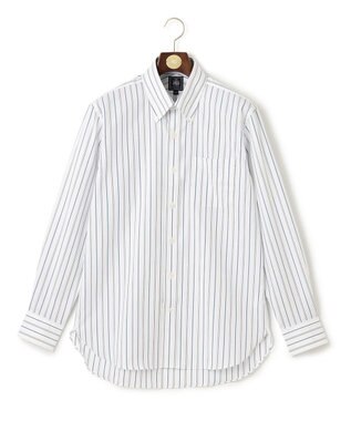 J.PRESS MEN 【WEB・一部店舗限定】PINOXリズムストライプシャツ/B.D. ターコイズブルー系2
