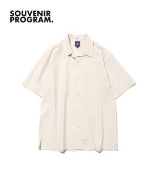 J.PRESS MEN 【J.PRESS ORIGINALS】【UNISEX】Toropical Open Half Sleeve Shirt / Baggy-Fit