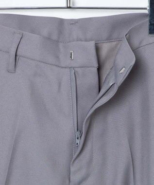 WEGO 【SCHOOLITEM】メンズスクールセミワイドスラックス グレー