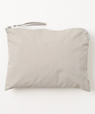 ANY フーデットレインコート ライトグレー