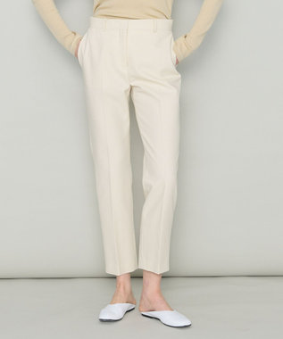 JOSEPH 【洗える】オーガニックツイル　テーパードトラウザーズ Powder