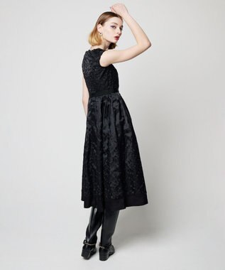 TOCCA 【洗える】FLOWERS ドレス ブラック系