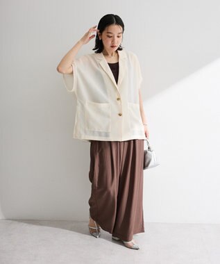 Green Parks Ｔストラップシアーパンプス Silver