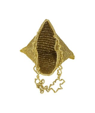 ROOTOTE 1091【手編みカゴバッグ風】SC.トール.クロッシュメタリック-A 01：ゴールド