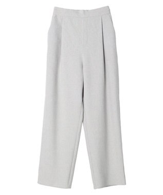 Green Parks 麻調ストレートパンツ Gray