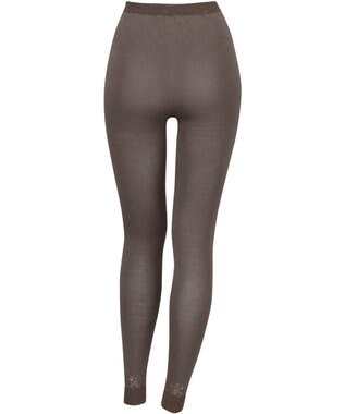 Wing あったかオーバーパンツ 薄手 軽いはきごこち やさしい肌あたり 足首丈 秋 冬 ER0793 ウイング／ワコール ブラウン