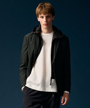 JOSEPH ABBOUD MOUNTAIN 【MADE IN JAPAN】ダイヤモンドワッフル 長袖 アウトドア Tシャツ ホワイト系