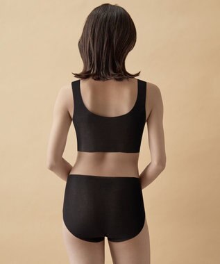 WACOAL ノンワイヤーブラ [GOCOCi/ワコール] ハーフトップ ブラトップ まるでつけていないような着ごこち 綿混 立体的なバストシルエット レディース CGG551 /ワコール ブラック