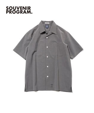 J.PRESS MEN 【J.PRESS ORIGINALS】【UNISEX】Toropical Open Half Sleeve Shirt / Baggy-Fit