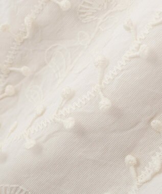 Green Parks ３Ｄレース刺しゅうスカート Ecru