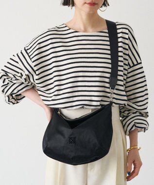 russet クラウズナイロン2WAYショルダーバッグ(CE-1621) Black