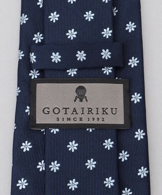 GOTAIRIKU GOTAIRIKU別注【日本製】シルク ネクタイ_小紋柄 ネイビー系8