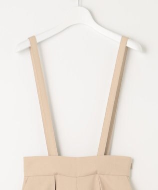 Feroux サスペンダー付きハイウエスト パンツ ベージュ系