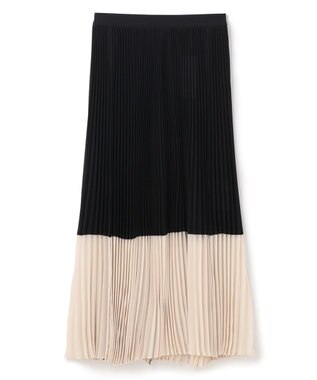 BEIGE， BOUIN / プリーツスカート Navy x Ecru