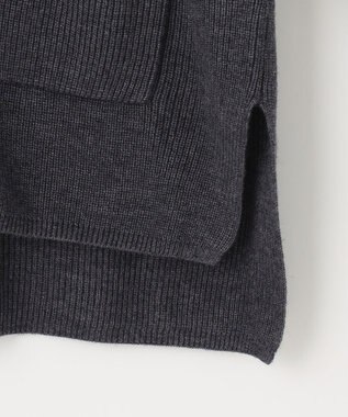 J.PRESS LADIES 【洗える】SEMI WORSTED カーディガン グレー系