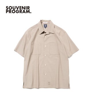 J.PRESS MEN 【J.PRESS ORIGINALS】【UNISEX】Toropical Open Half Sleeve Shirt / Baggy-Fit