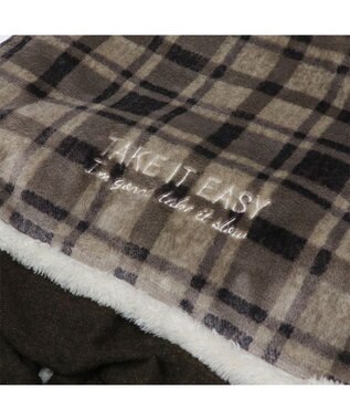 PET PARADISE ペットパラダイス 筒形寝袋 遠赤外線 《チェック柄》 35×50cm チェック柄