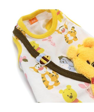 PET PARADISE ディズニー くまのプーさん プチフレンズタンクトップ【小型犬】 白~オフホワイト