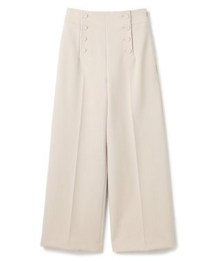 uncrave 【撥水・洗濯機洗い可】プルーフ ダブルクロス ワイド パンツ（uncrave WHITE） グレージュ