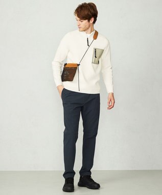 JOSEPH ABBOUD MOUNTAIN 【UNISEX】コーデュラコットン プルオーバー ホワイト系