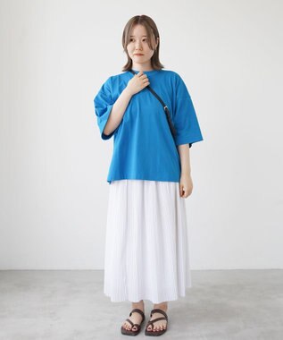 HAAG スマイルコットン FOOTBALL SHIRTS Tシャツ ブルー