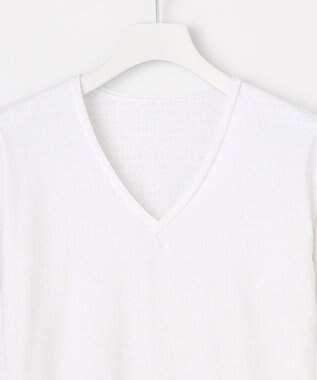 23区GOLF 【MEN】氷撃シリーズ【冷感/吸水速乾/UVケア】Vネック インナー ホワイト系