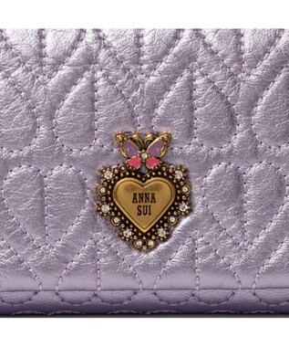 ANNA SUI ドリーミー かぶせ長財布 パープル