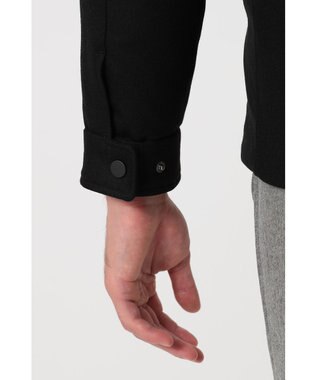 DAKS フラノステンカラーダウンジャケット ブラック