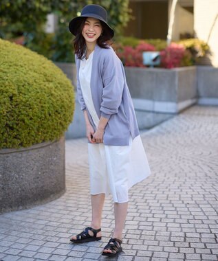 ANY ニットカーディガン サックス