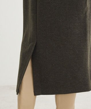 Green Parks 圧縮ポンチＩラインスカート Dark Green