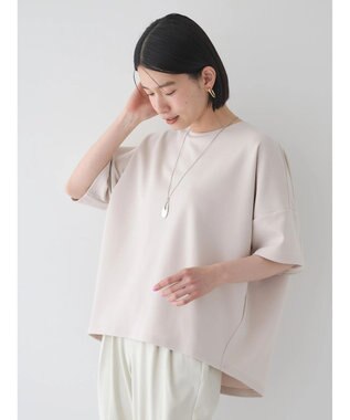 AMERICAN HOLIC 接触冷感バックフレアポンチプルオーバー Gray Beige