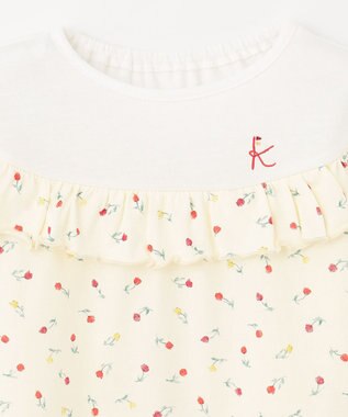 組曲 KIDS 【80-90cm】Tulips Shower セットアップ ベージュ系5