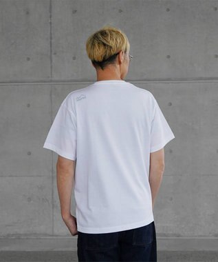 nitorito 【UNISEX】stone Tシャツ red×(whiteボディ)